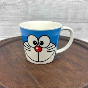 Doraemon Face Small Mug Cup ‎Porcelain Blue Made in Japan Anime Cartoon